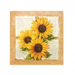 Serviette tournesols