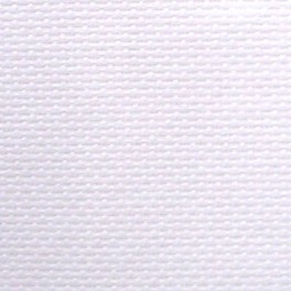 Coupon toile Aïda 5,5 Blanche 45 x 45 cm
