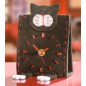 Kit horloge chat noir