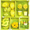 Set de Pâques jaune et vert