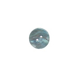 6 Boutons ronds 20mm couleur cyan