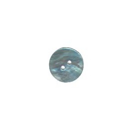 6 Boutons ronds 20mm couleur cyan