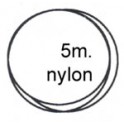 Carte nylon 0.22 5 mètres transparent