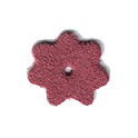 5 Petites fleurs en daim 20mm rose