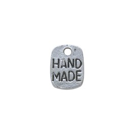 Etiquette métal 'Hand Made' (6 pièces)