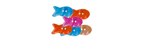 Boutons poissons